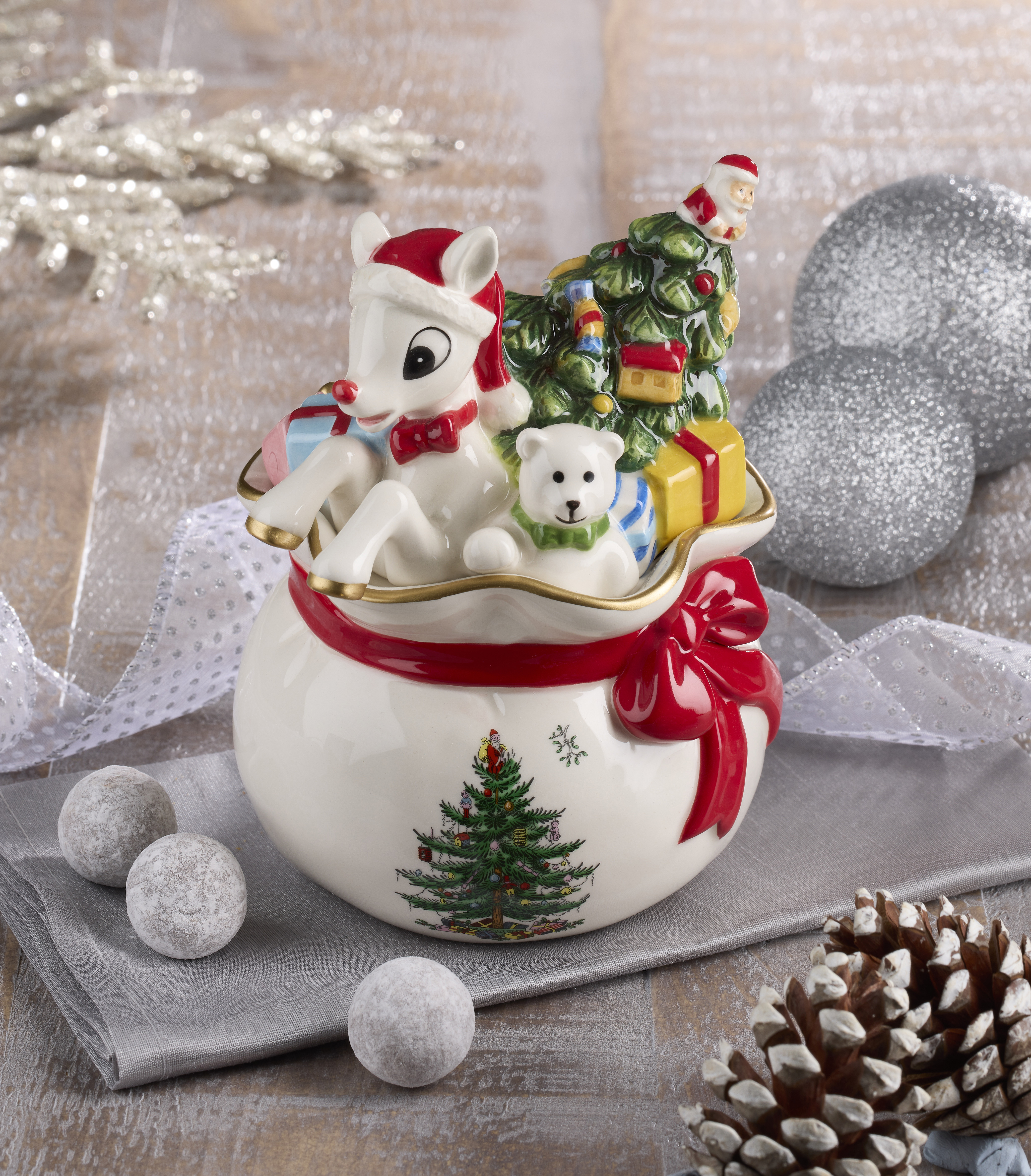 Rudolph the Red-Nosed Reindeer® Candy Bowl image number null